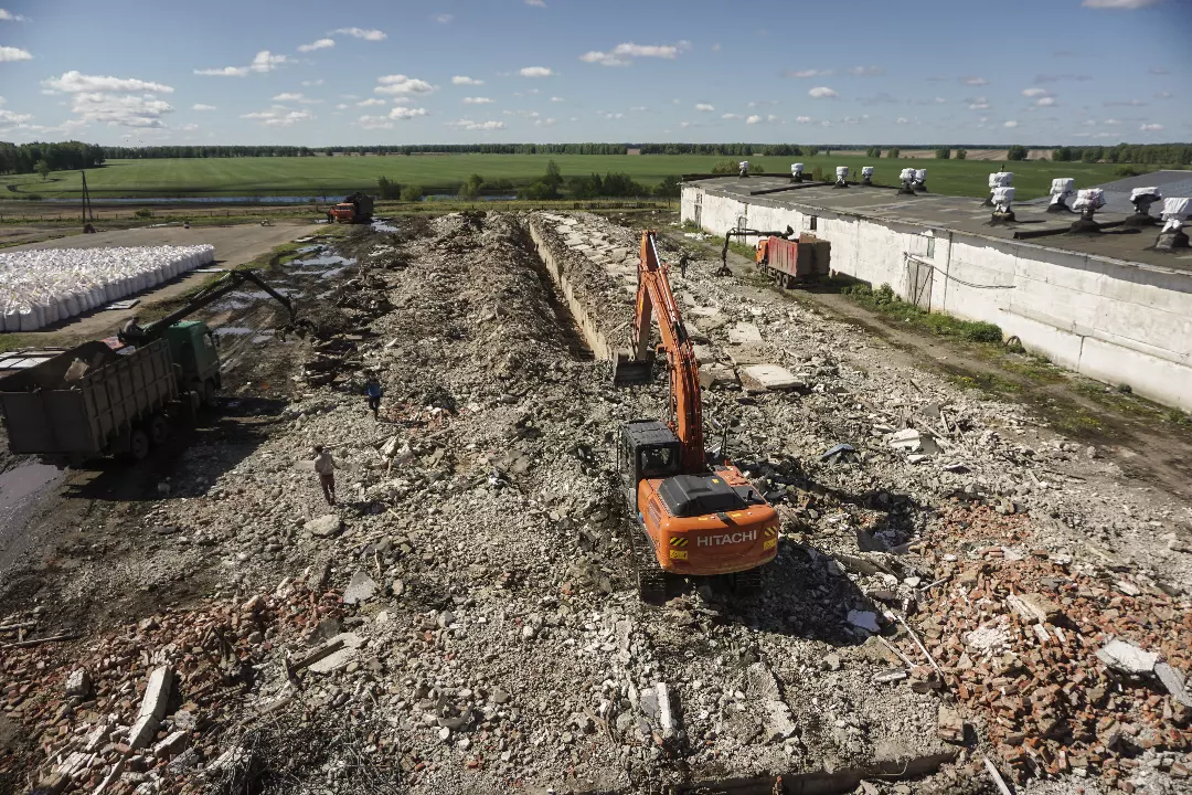 Разборка бетонной конструкции